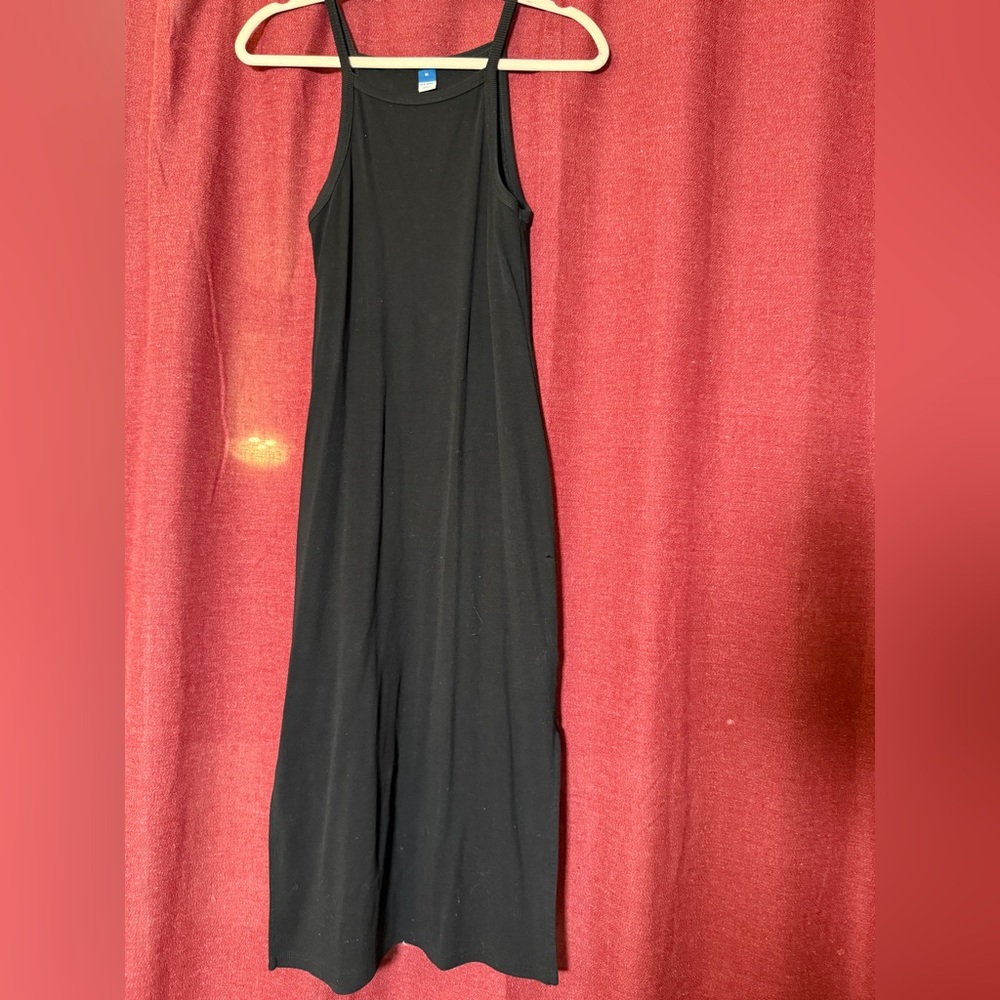 Black Ribbed Bodycon Dress!